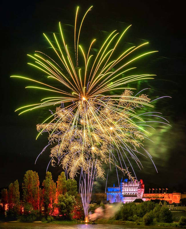 Feu d'artifice Amboise